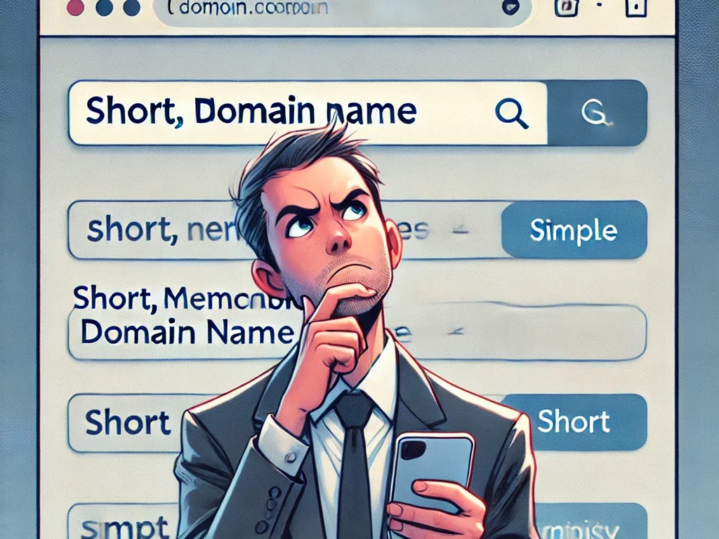 좋은 도메인은 짧고 간결한 도메인